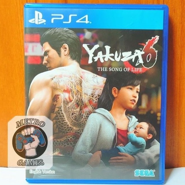 Yakuza 6 PS4 Kaset Yakuza 6 The Song Of Life Playstation PS 4 5 Yakuza6 VI Yakusa CD BD Game Games Songs Of Lifes Yakuza 6 0 Kiwami Like a Dragon pertarungan gang fighter detektif detective gangster