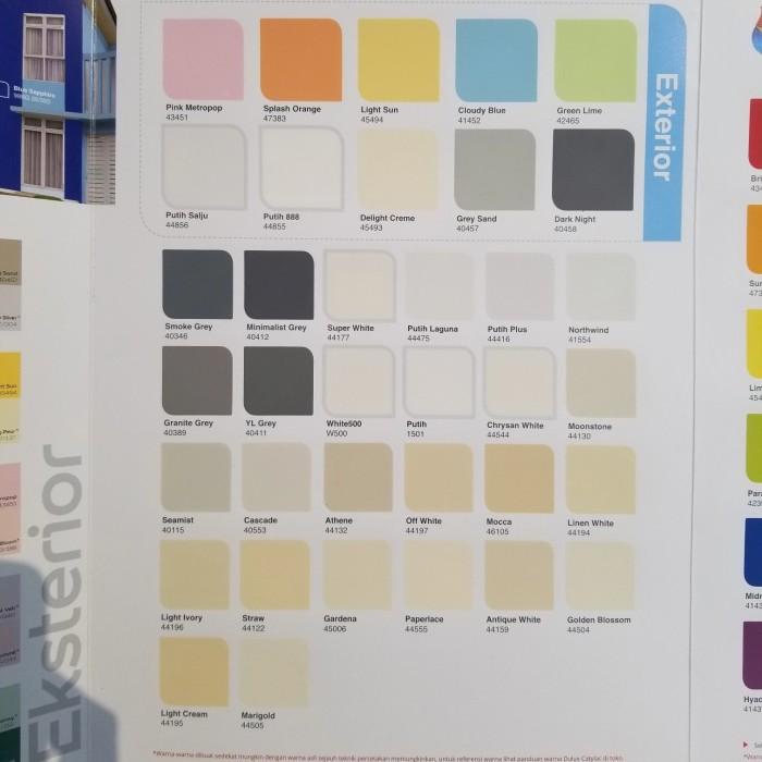 Dulux Catylac Exterior 5 Kg Putih 888 / Warna / Cat Khusus Exterior