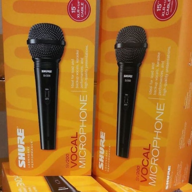 MIC SHURE SV200 VOCAL MICROPHONE SV 200