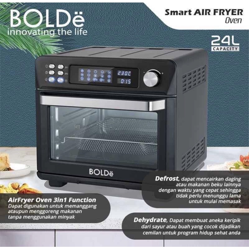 BOLDE SMART AIR FRYER OVEN [24L] 100% ORI