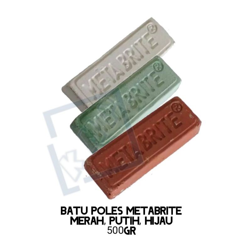Jual BATU POLES METABRITE MERAH, PUTIH, HIJAU 500gr | Shopee Indonesia