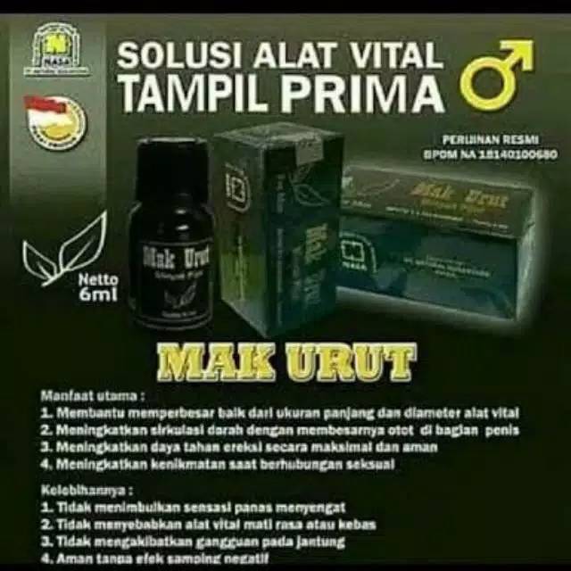 Mak Urut / Mak urut nasa/Minyak urut pria