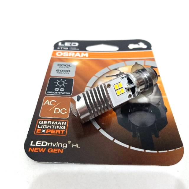 LAMPU  LED OSRAM PUTIH  T19 K1 12V/5/6W BEAT .MIO M3 VEGA ZR DLL ARUS AC/DC TINGGAL PASANG-1