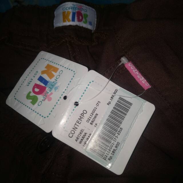 CONTEMPO KIDS celana anak