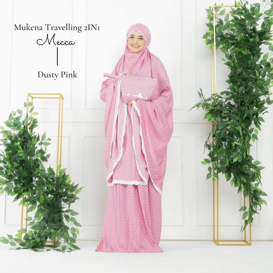 Mukena Dewasa Travelling 2in1 Mecca