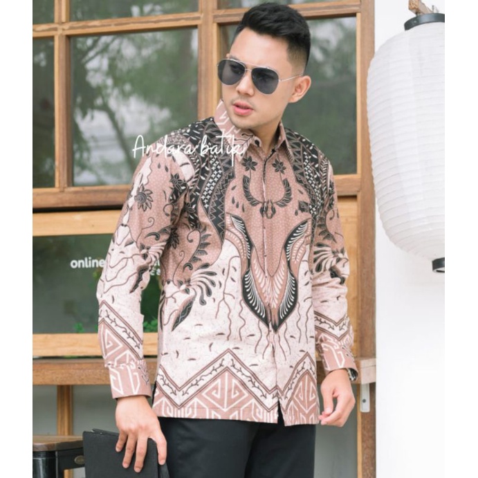 Baju Batik Pria Lengan Panjang Modern Premium Jumbu SUKMA