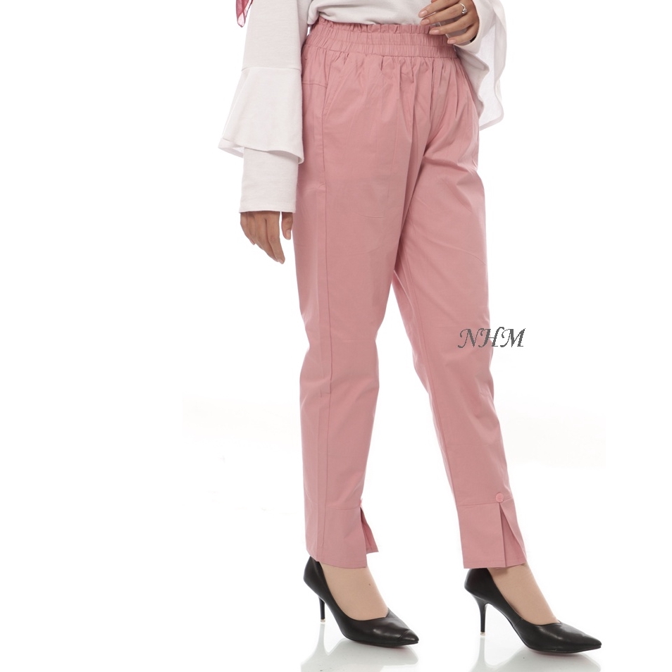 Celana Baggy Split Pants Jumbo Panjang, Korean Style Pants