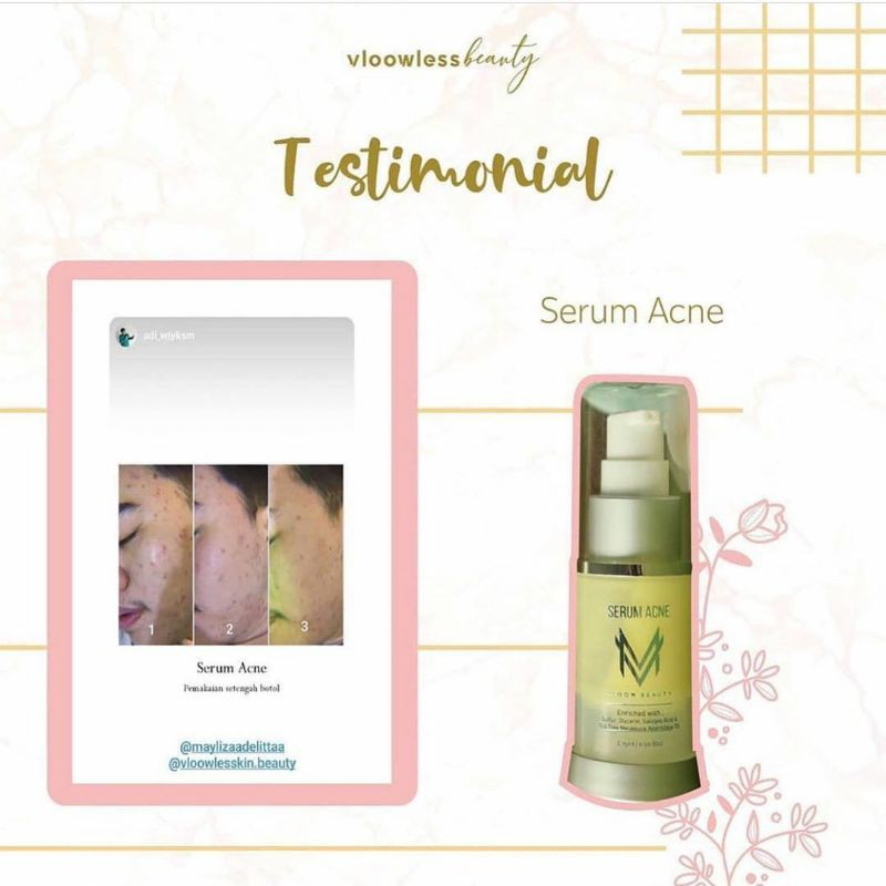 vloowless acne serum