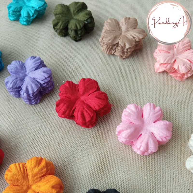 (50pcs) Bunga Hana Sakura / Aplikasi kelopak bunga sakura