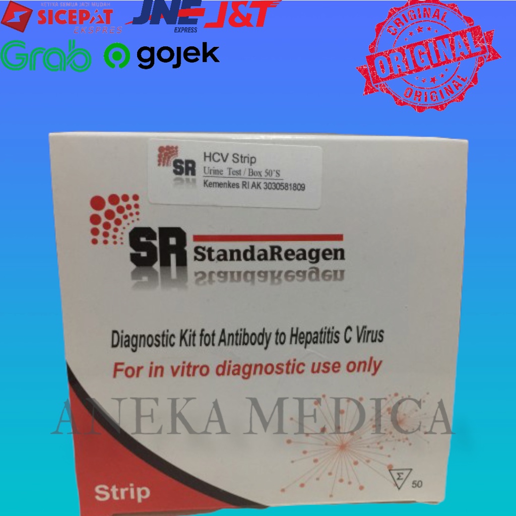 HCV Test Strip SR isi 50 Murah