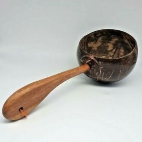 gayung batok kelapa peralatan mandi / gayung batok kayu siraman / Gayung mandi Jebor Batok Kelapa