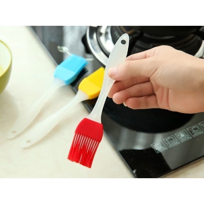 (COD) Kuas Oles Minyak Barbeque Roti Penghias Roti Cake Mentega Food Kue Brush Silicone