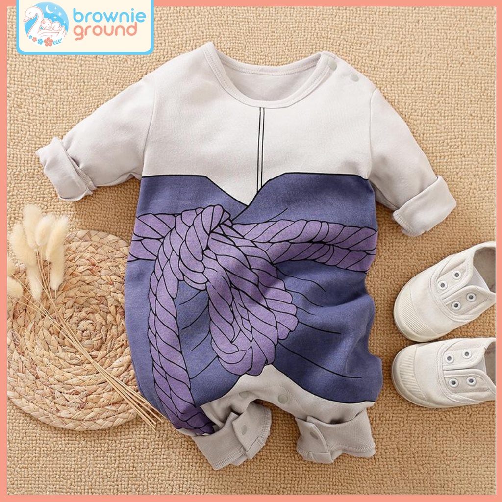 JUMPER BAYI MOTIF SASUKE NARUTO / BAJU BAYI GAMBAR SASUKE 0-2TAHUN / BAJU BAYI ANIME COSPLAT BA-232