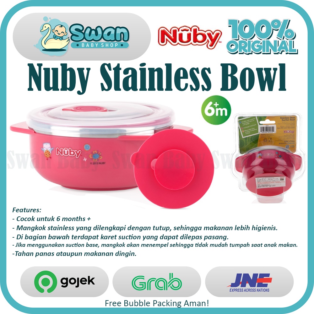 Nuby Stainless Owl Bowl 250ml