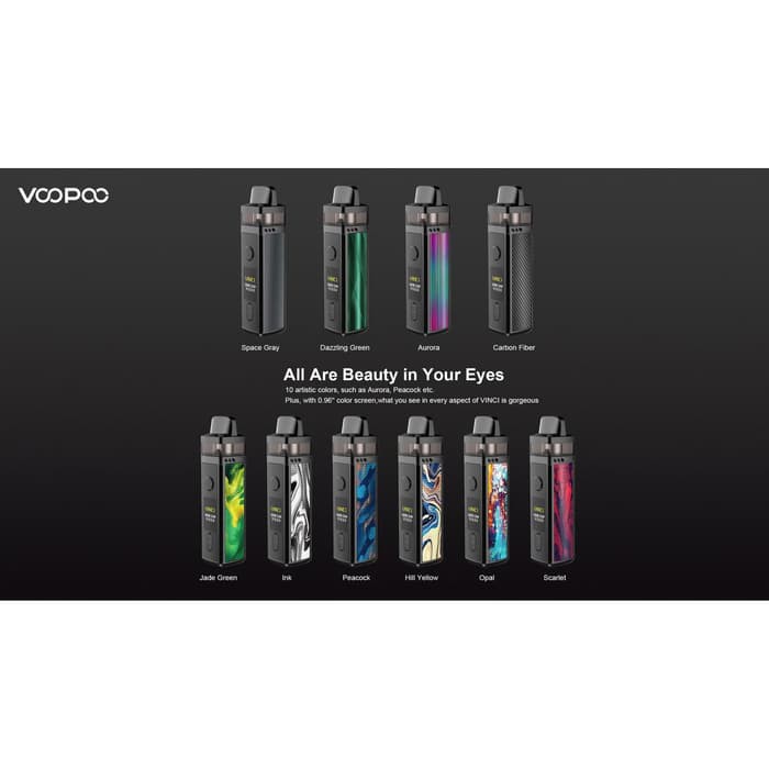Authentic Voopoo VINCI Pod VW Kit 1500mAh