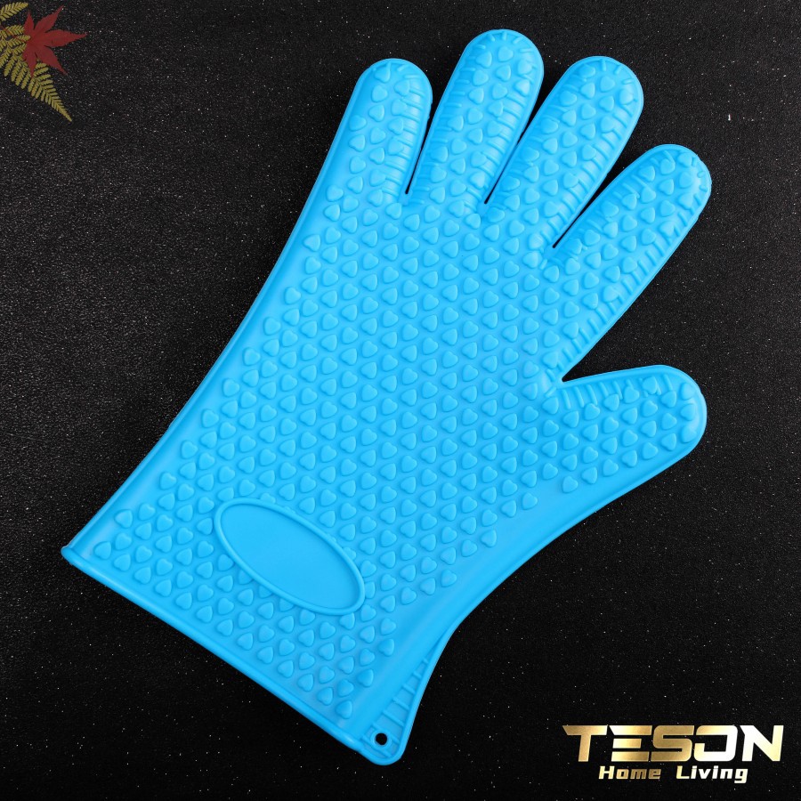 Sarung Tangan Masak Oven Silikon Tahan Panas Microwave Baking Gloves Shopee Indonesia