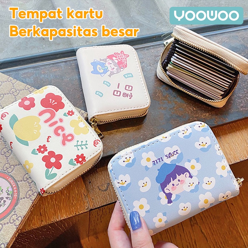 YooWoo Dompet kartu kecil/multi cardholder/dompet lucu-4