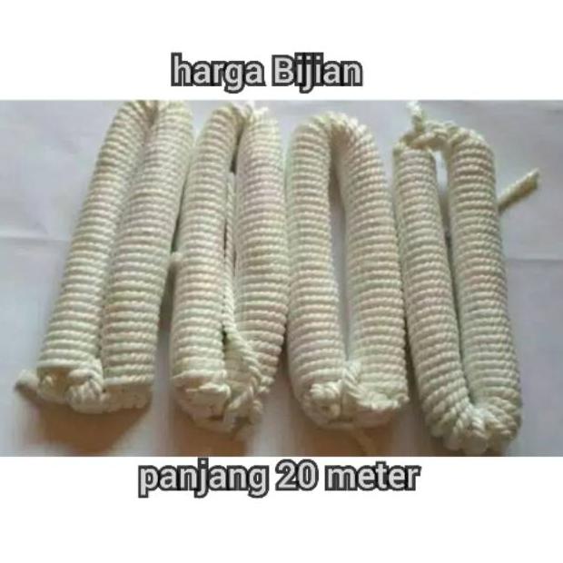

[KODE N0RHJ] Tali marlon 20 meter - tali tambang - tali pramuka - tali serat - tali nilon nylon - benang nylon