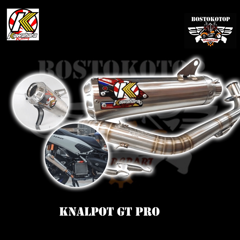 Kawahara Knalpot Racing Balap Drag Harian GT Pro Yamaha NMAX PCX R25 Original