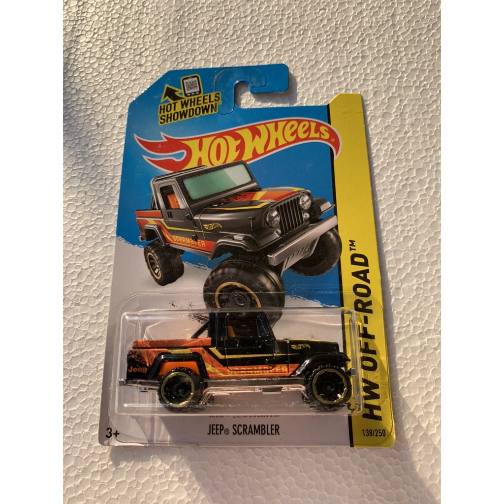 HOT WHEELS HOTWHEELS JEEP SCRAMBLER PICKUP HITAM HW OFF ROAD DIECAST MOBIL HOTWILS HOTWEELS LANGKA