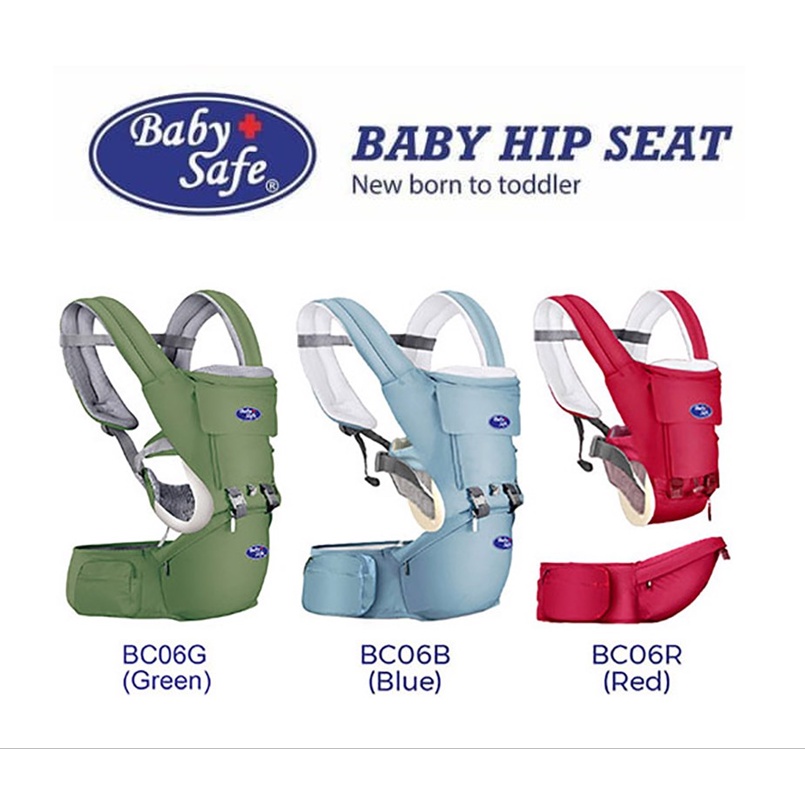 Baby Safe Carrier Baby Hip Seat New Born to Toddler BC06 / Gendongan Bayi