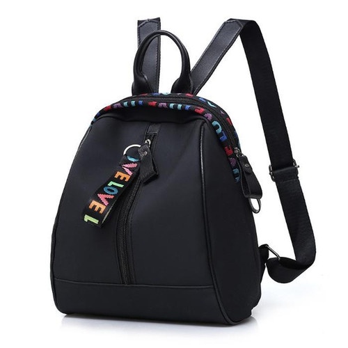 TAS WANITA RANSEL LOVE SRTAP FURBALL BACKPACK IMPORT FASHION KOREA STYLE