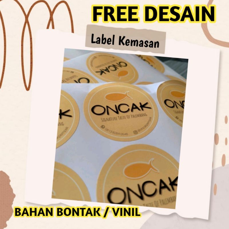 

CETAK STIKER LABEL KEMASAN/ STIKER CUTTING