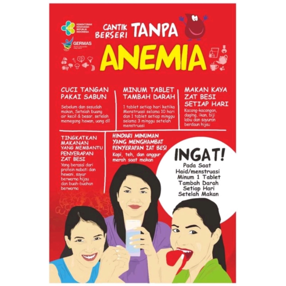 

Poster Kesehatan Cantik Berseri Tanpa Anemia