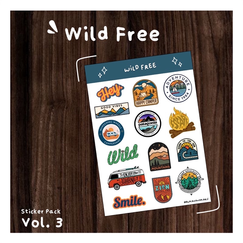 

STIKER WILD FREE