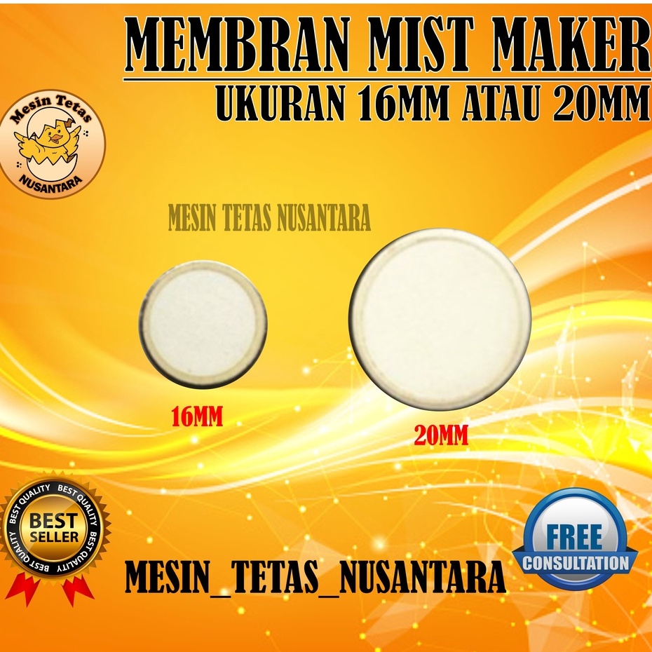 Membran Mist Maker 20MM atau 16MM