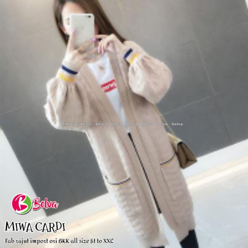 Miwa Cardy | cardy rajut | rajut import | cardy import