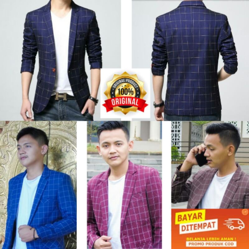 BLAZER KOTAK/JAS KOTAK/JAS PRIA KOTAK/JAS MOTIF KOTAK