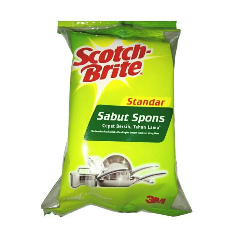 SCOTCH BRITE SABUT SPON CUCI PIRING