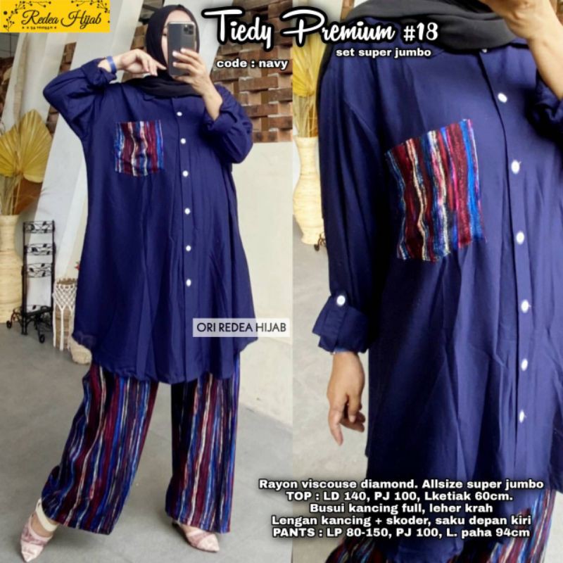 Setelan piyama jumbo ld 140