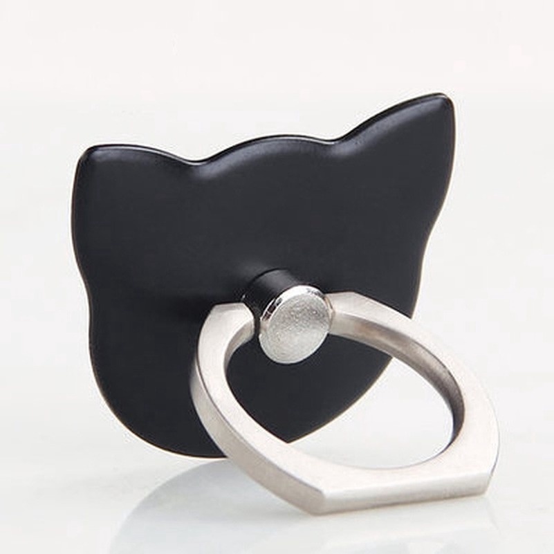 Cat Ring Holder 360° Bracket Finger Ring Holder Ring Standing Iring Stand Hp Ring Stent Handphone Bahan Fiber Ring For Mobile Phone Case Tablet Stand Holder  Smartphone