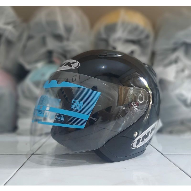 HELM INK CENTRO SNI-Hitam Glossy