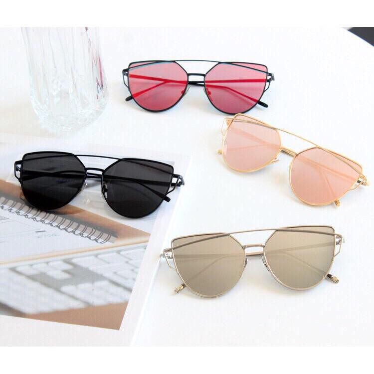 *ALIBABA1688*COD Kacamata Hitam Lensa Oversize Cat Eye Sunglasses Women B12