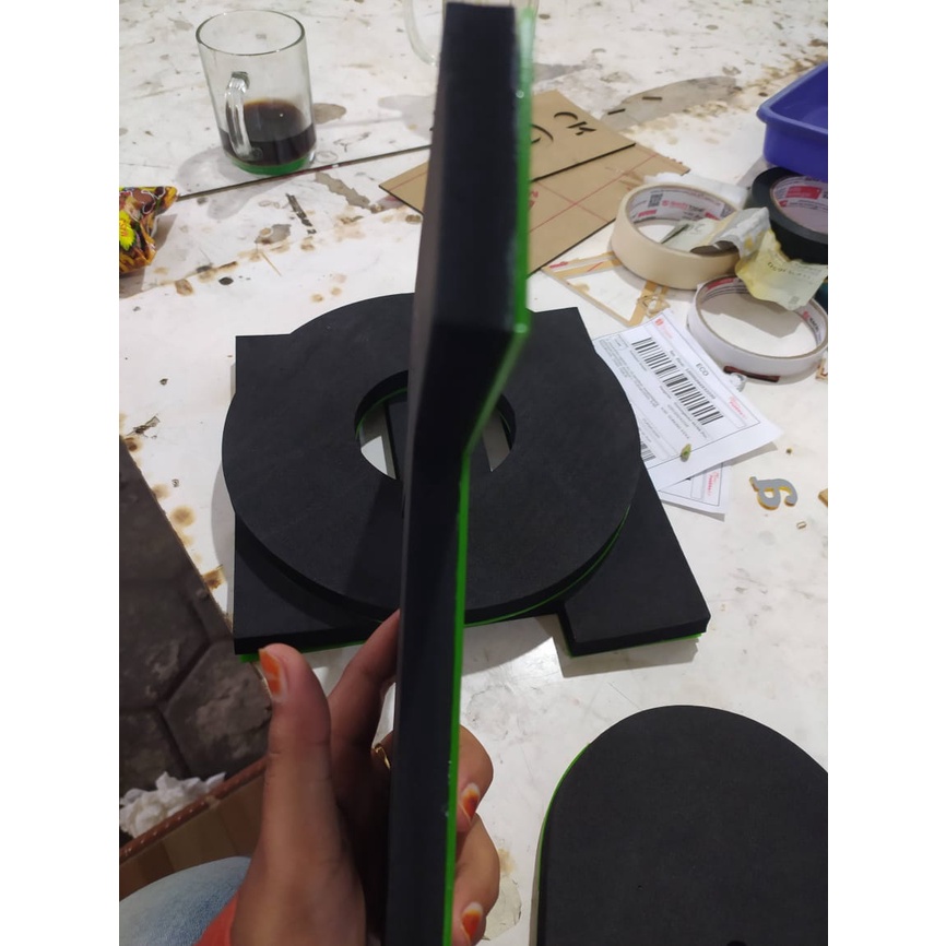 Huruf Timbul Spon Eva / Huruf Timbul Akrilik