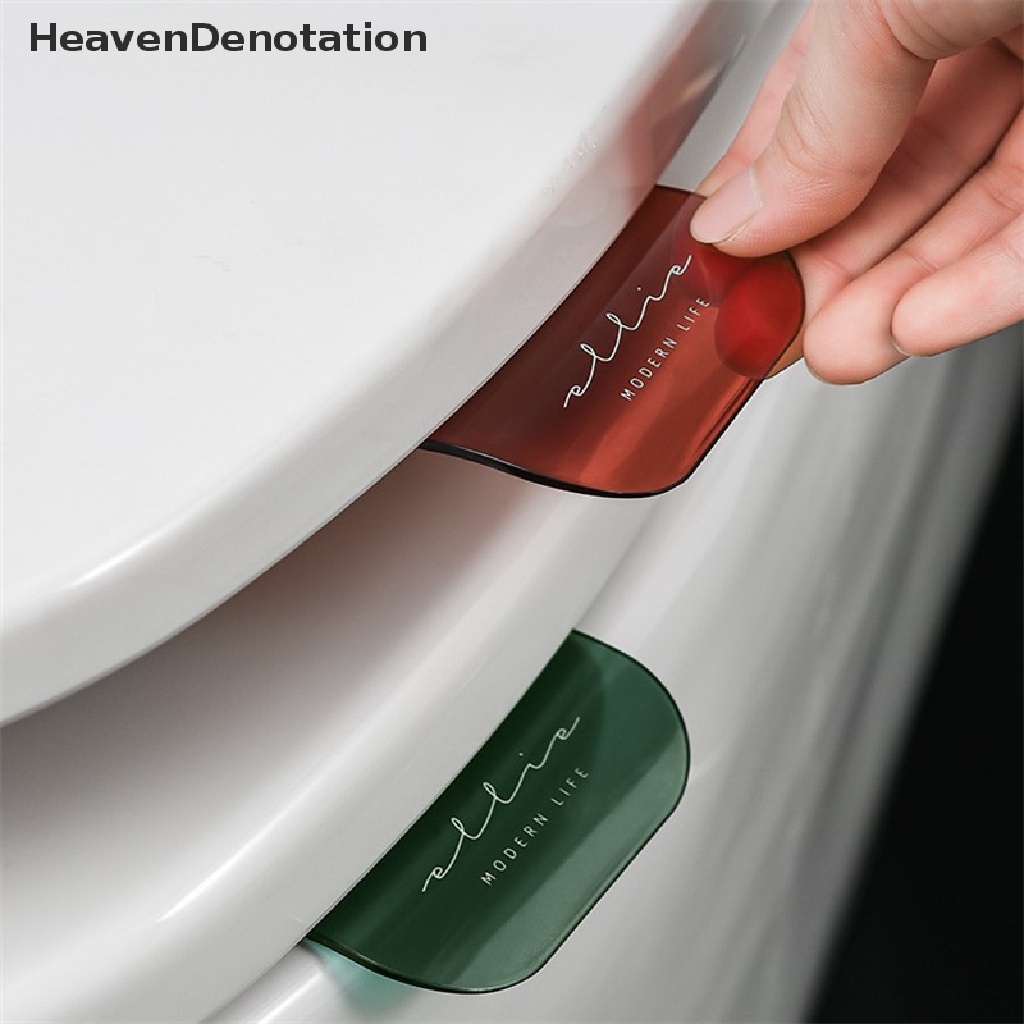 [HeavenDenotation] Portable Nordic Transparent Toilet Seat Lifter Toilet Lifting Device No Touching