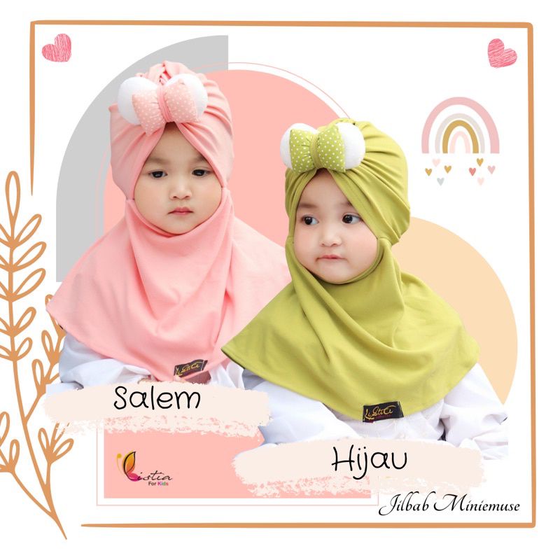 jilbab MINIEMOUSE | jilbab anak perempuan 1 2 3 4 5 Th