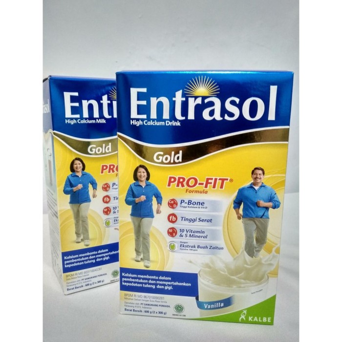 

ENTRASOL GOLD VANILA 600G