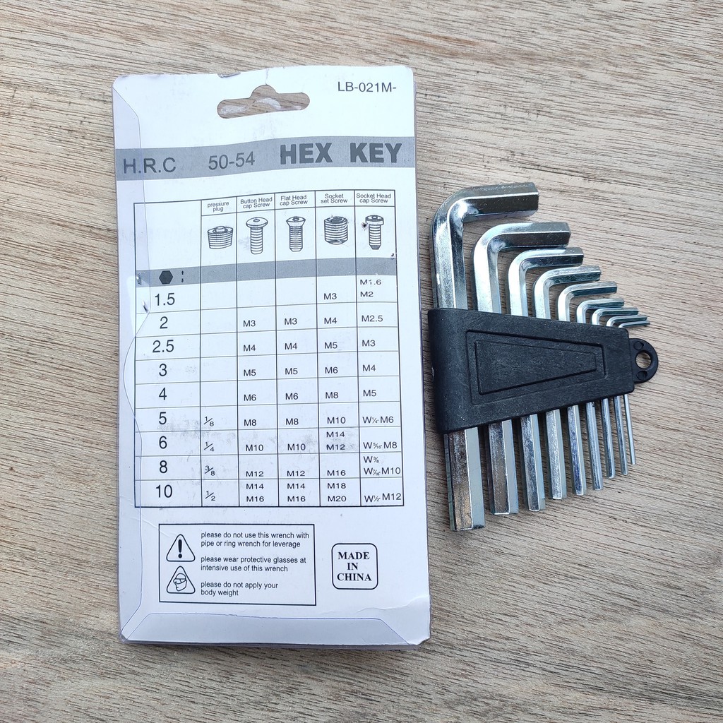 Kunci L 9 set kunci L set Kualitas bagus murah.