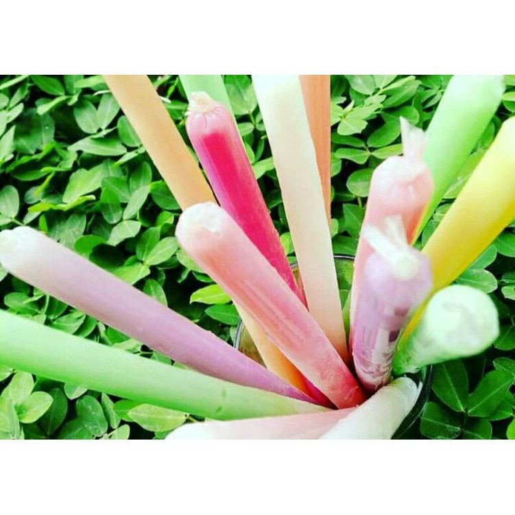 

Plastik Es Pensil Double Super Panjang / Plastik Pe Es Pensil Panjang Uk.1,8x32 cm Kemasan 500 gram