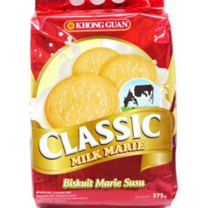 

Khong Guan Classic MIlk Marie 375 gr - Biskuit Khong Guan