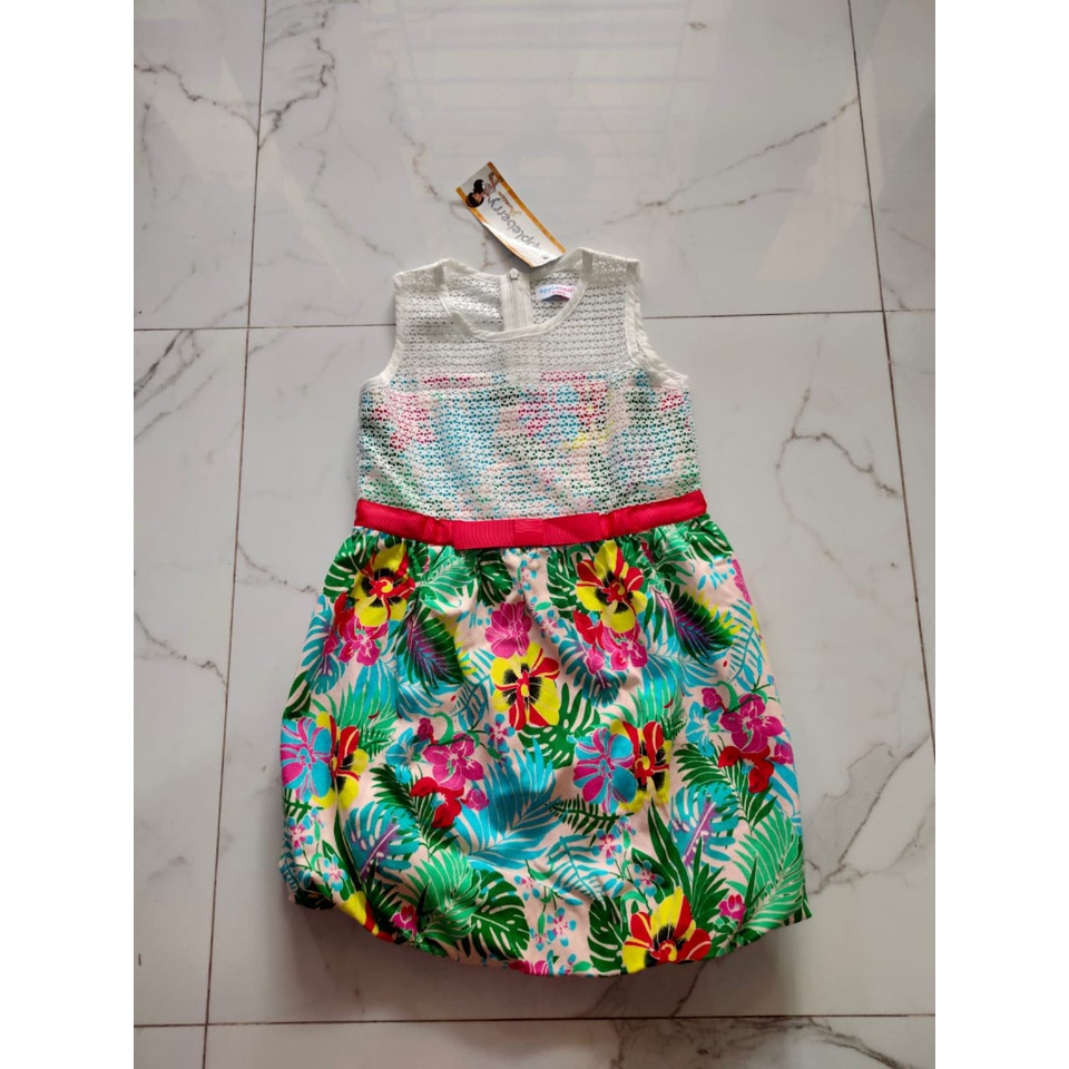 DRESS APPLE BERRY 6 TAHUN/ BAJU ANAK PEREMPUAN/APPLE BERRY PREMIUM 6TH