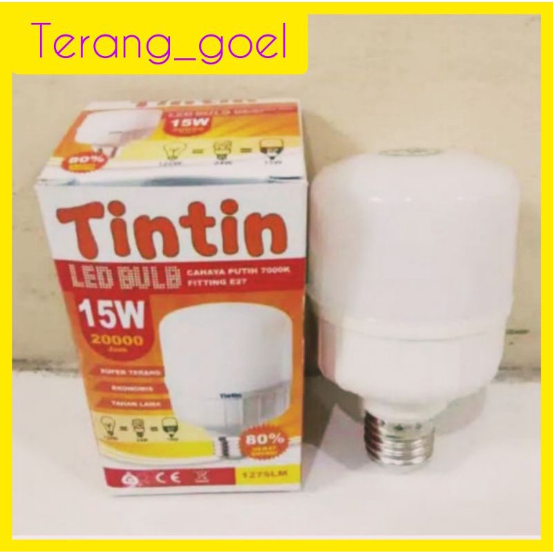 TINTIN LAMPU LED KAPSUL MURAH 15 WATT