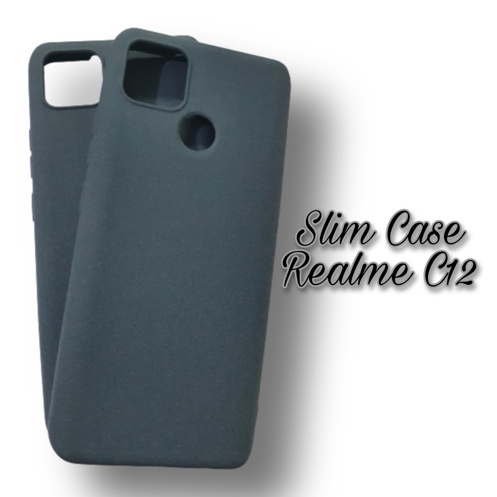Case Slim Matte Realme Narzo 30A / C12 Anti FingerPrint Softcase Premium