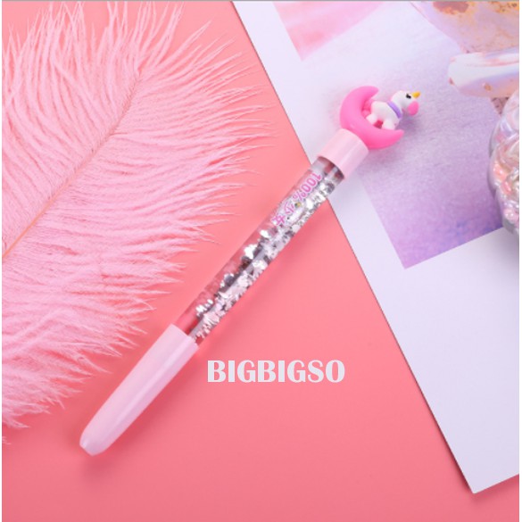 

Pulpen Gel Karakter Glitter