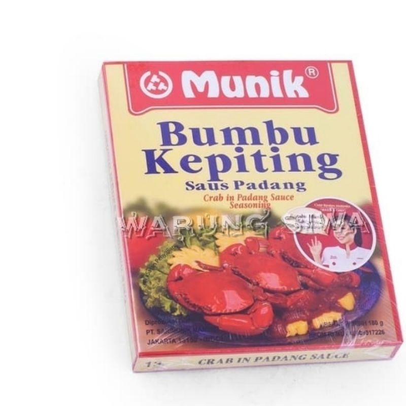 

munik bumbu kepiting saus padang 180 gram