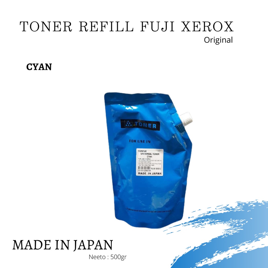 Toner Fuji Xerox WorkCentre 7525 7530 7535 7545 7556 7830 CYAN BIRU